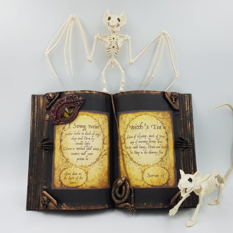 Mixed media spell book