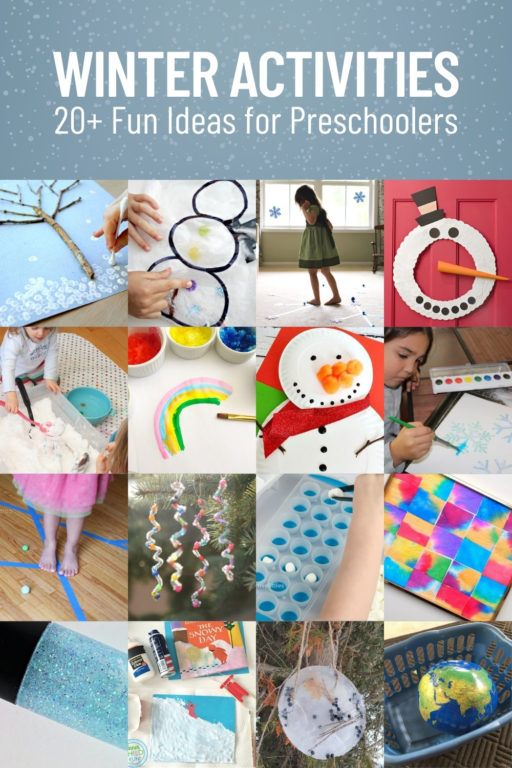 Fun Winter Activities for Preschoolers (20+ Projects!) - DIY Candy