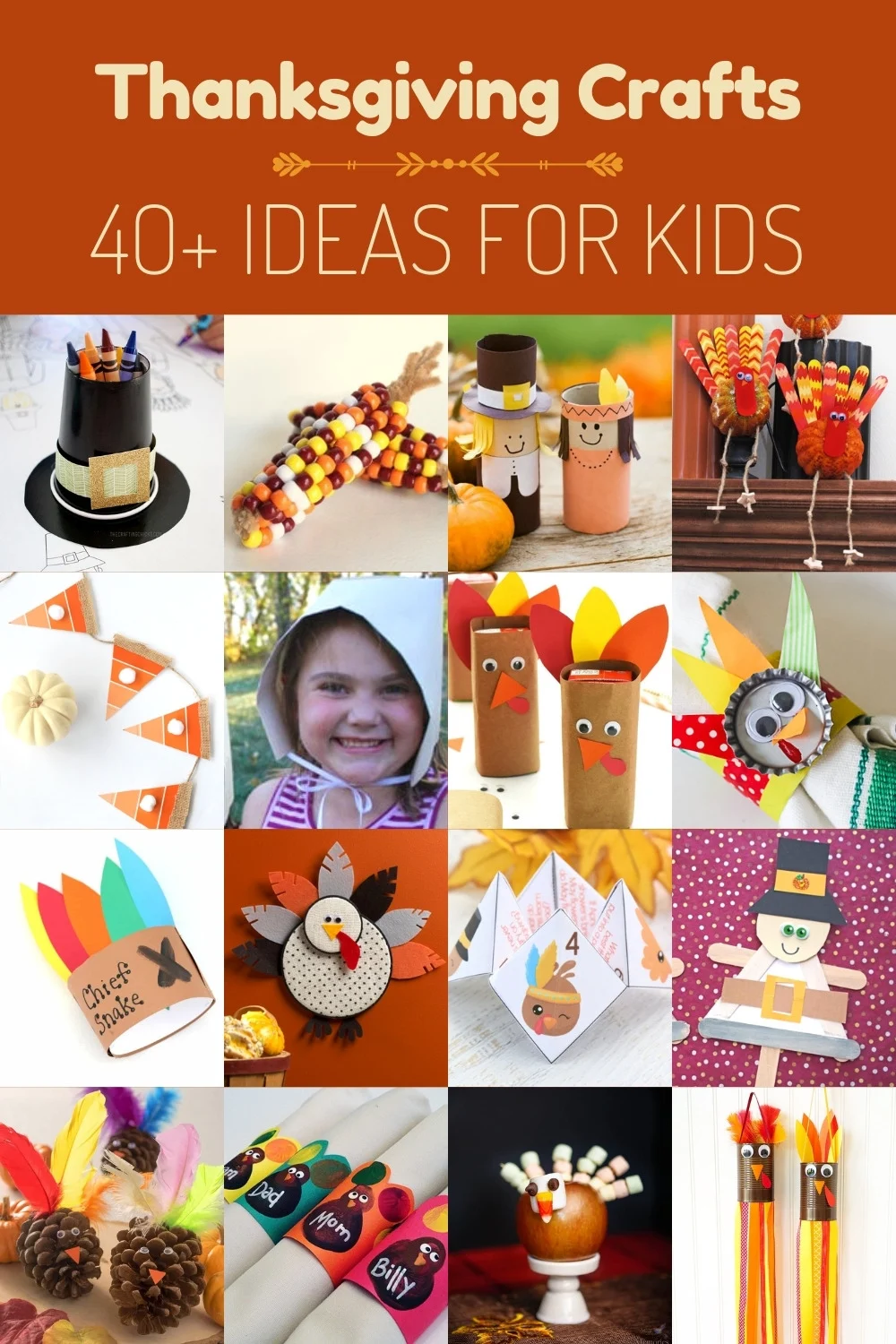 65 Easy Thanksgiving Crafts & DIY Projects for Kids