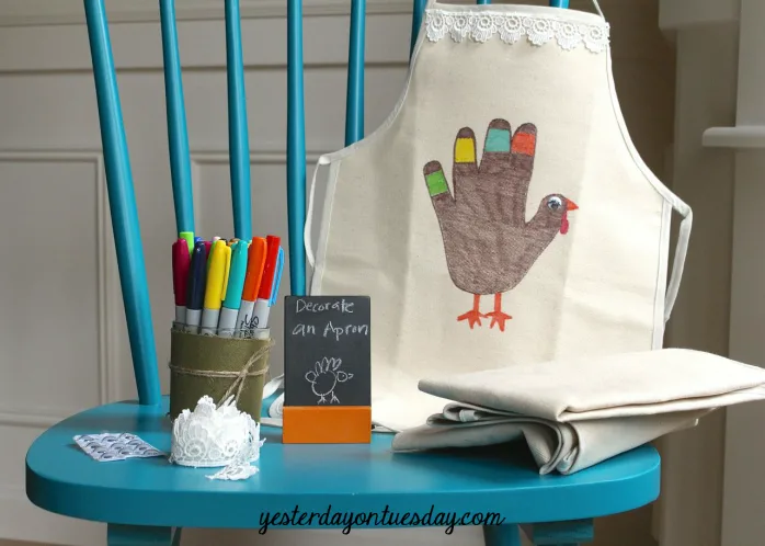 Turkey Apron Making Station