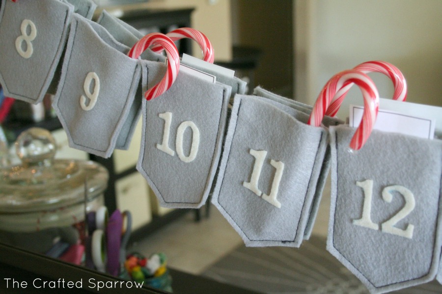 felt advent calendar