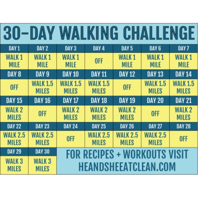 30-day walking challenge