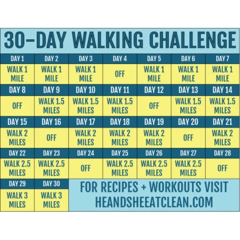 30-day walking challenge