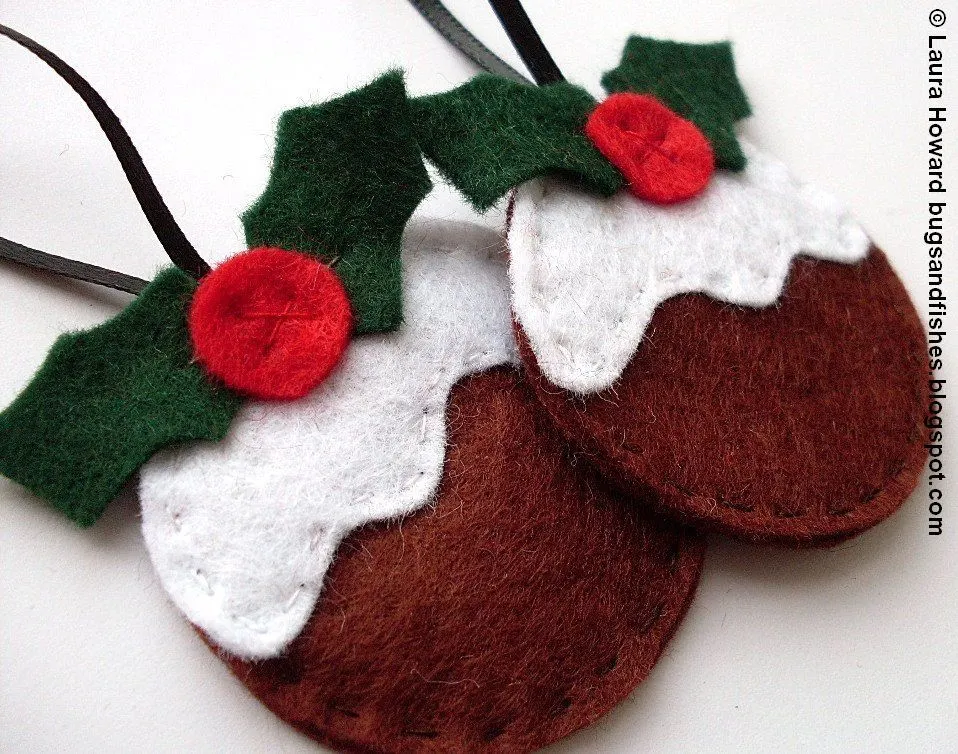 Christmas Pudding Ornaments