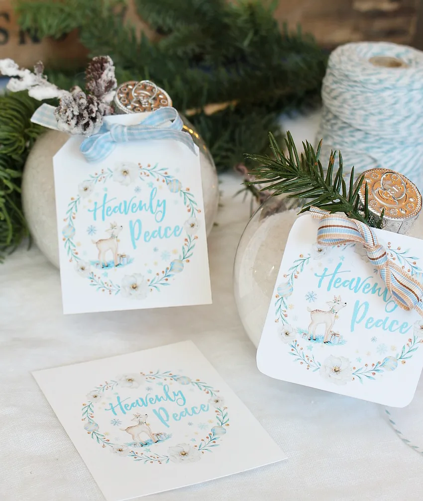 Heavenly Peace Gift Tags