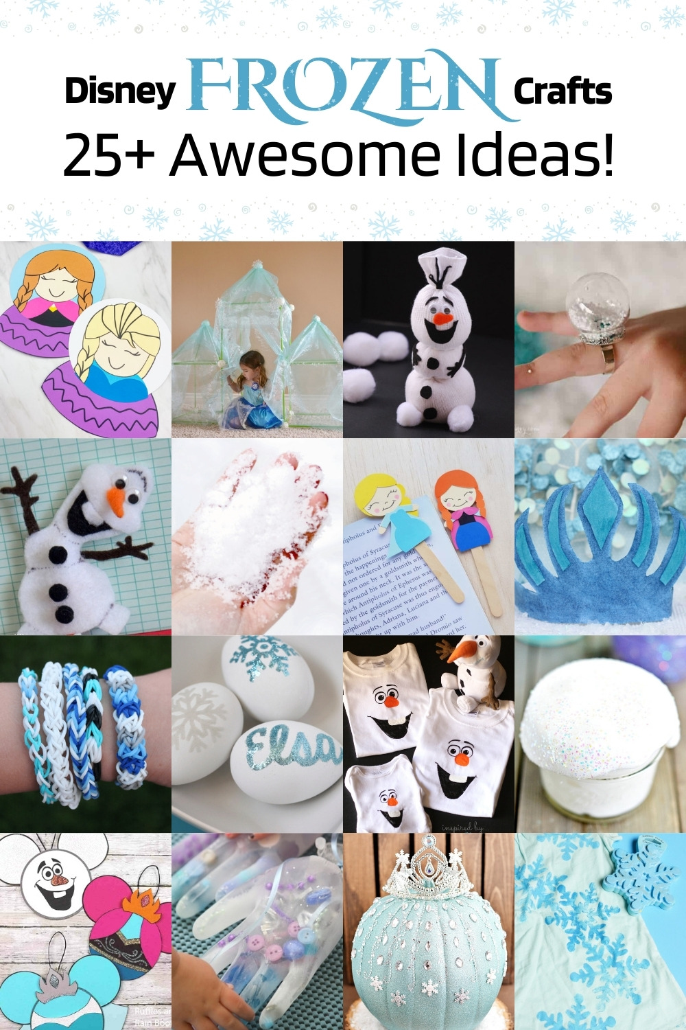 Disney Frozen Crafts Over 25 Awesome Ideas