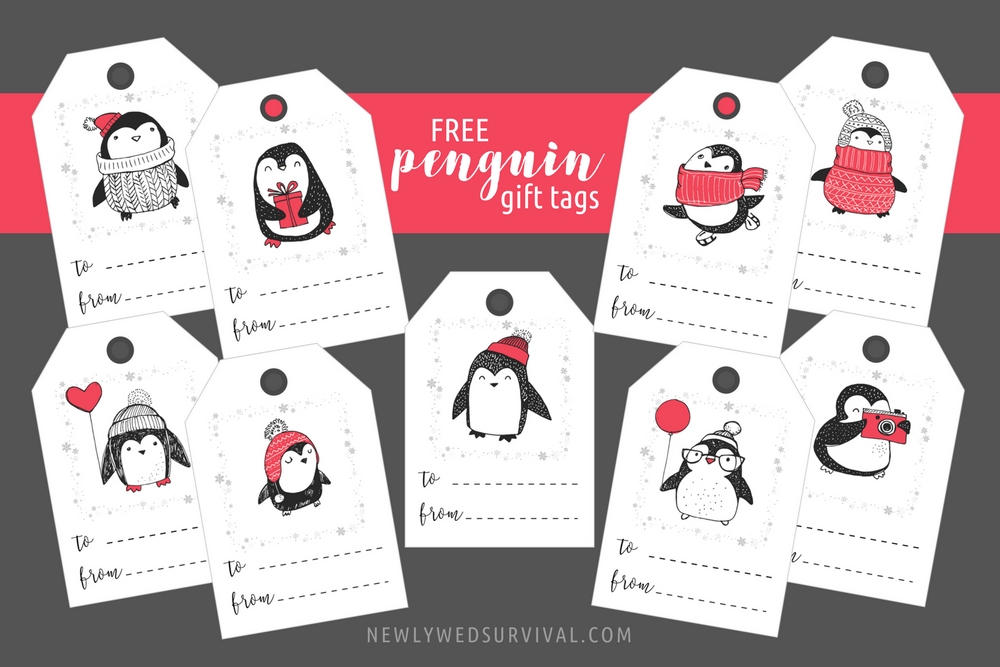 Free Penguin Gift Tags