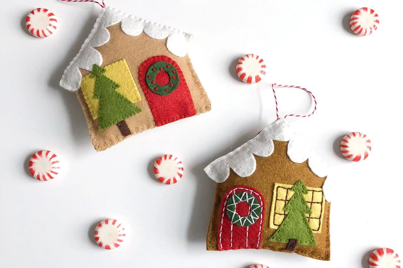 Gingerbread House Christmas Ornament