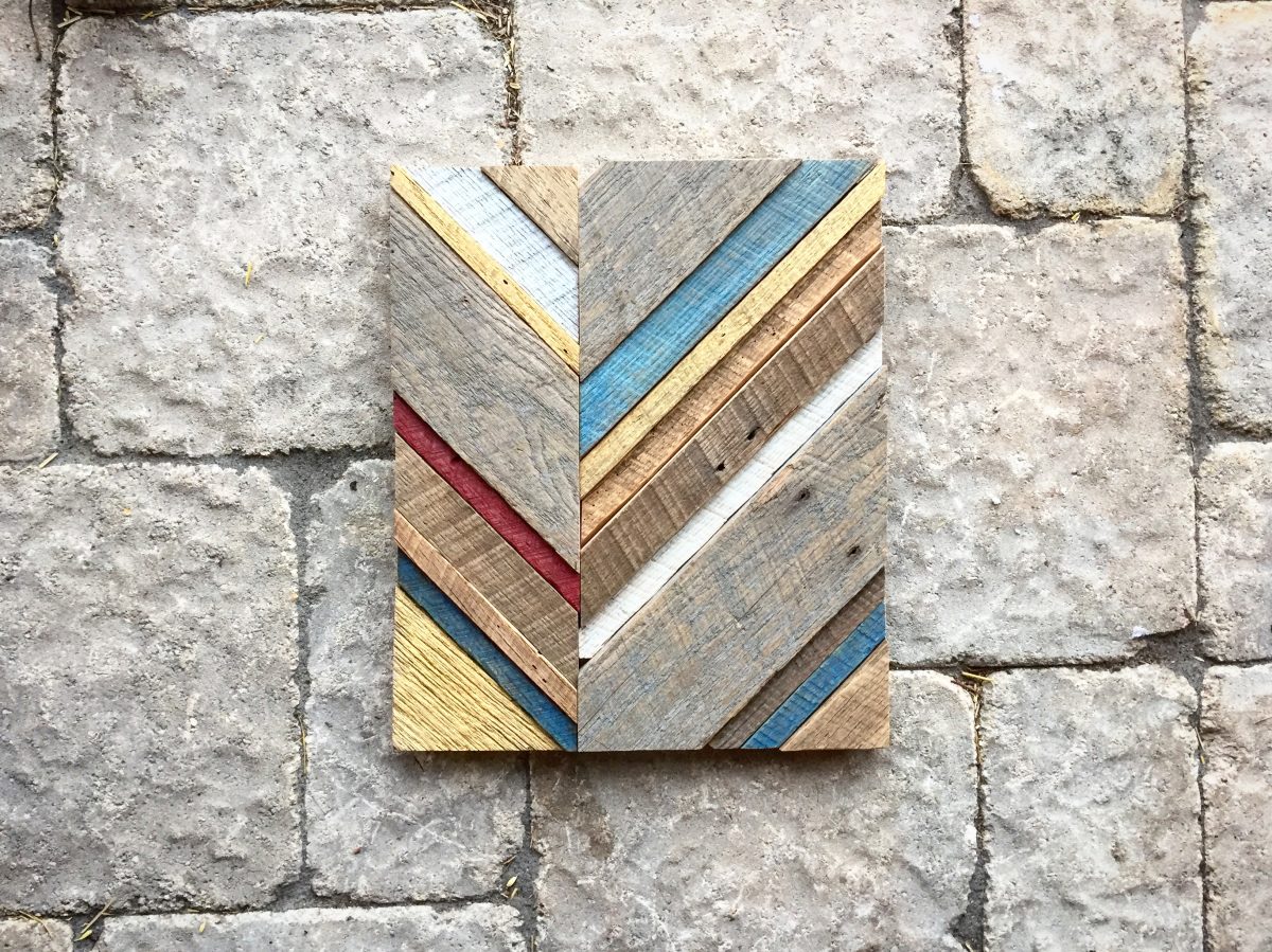 DIY Reclaimed Barn Wood Art