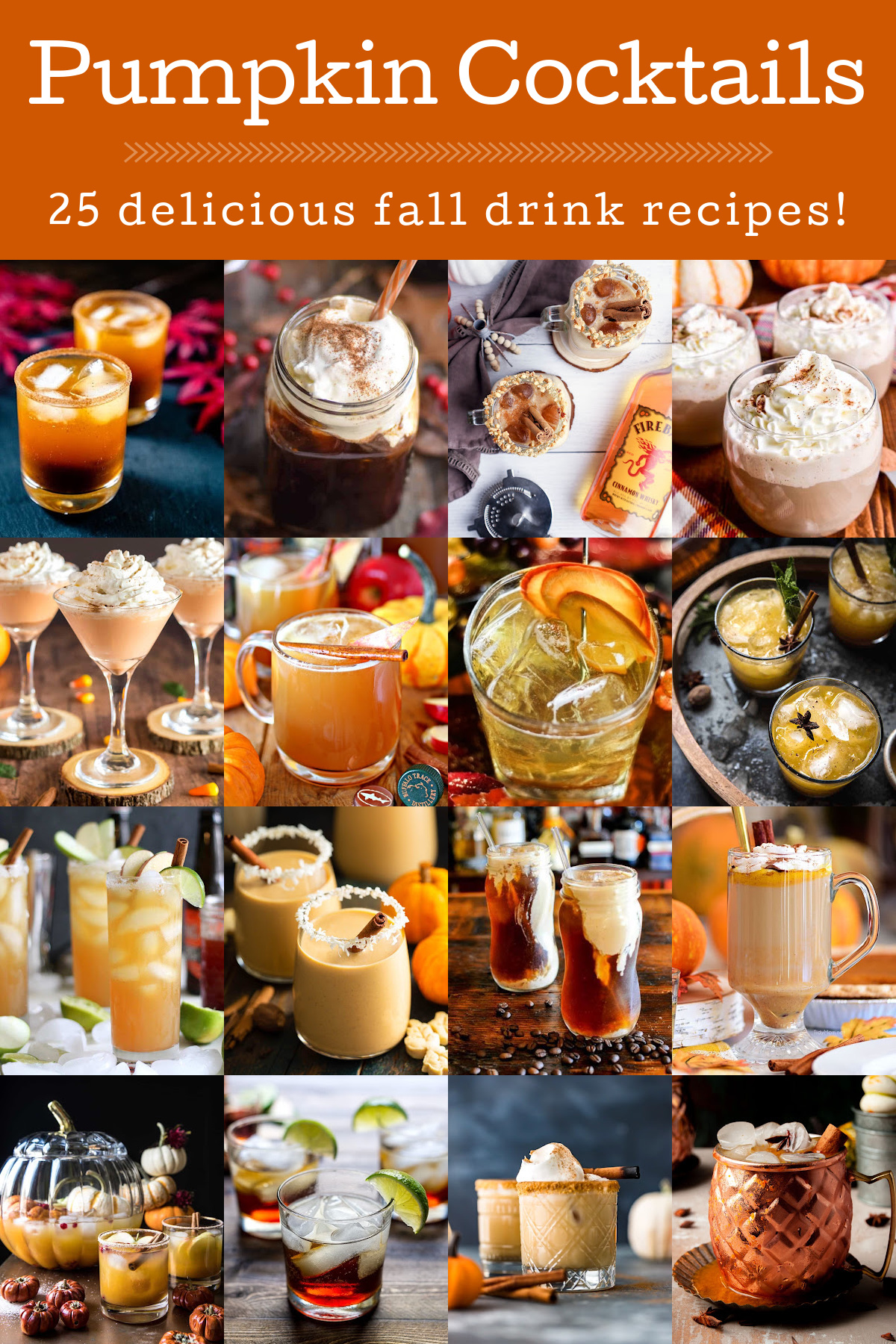 Pumpkin Cocktails for Fall