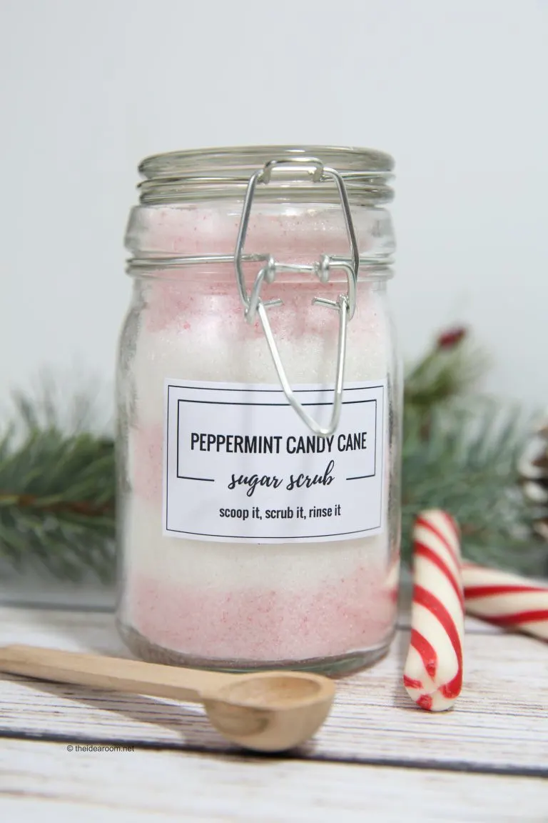 candy cane sugar scrub