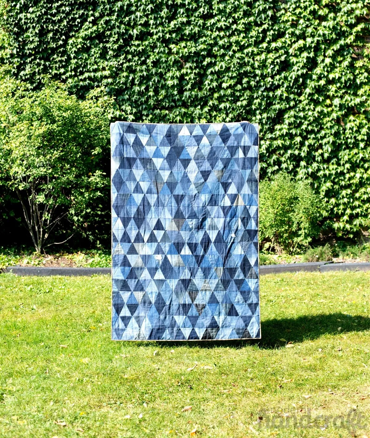 Denim Triangle Quilt