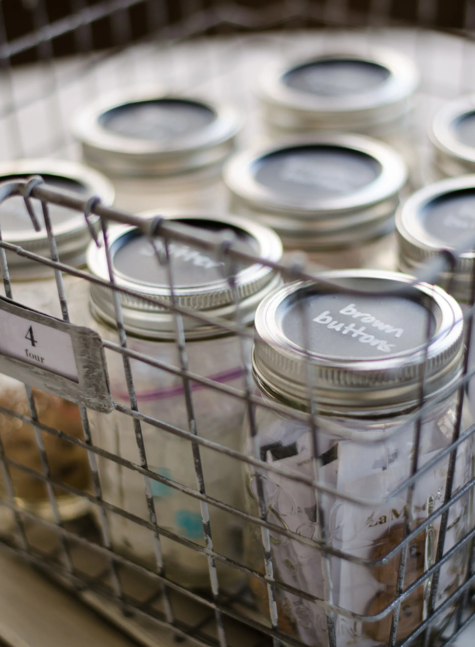 mason jar craft storage