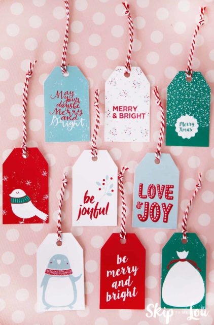 300+ Festive Printable Christmas Tags for Gift Wrapping Magic - DIY Candy