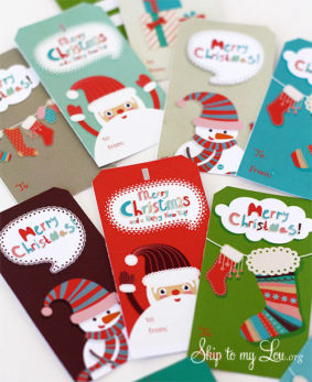 300+ Festive Printable Christmas Tags for Gift Wrapping Magic - DIY Candy