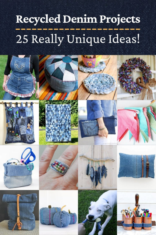 Unique Recycled Denim Ideas That Are Super Cool - DIY Candy