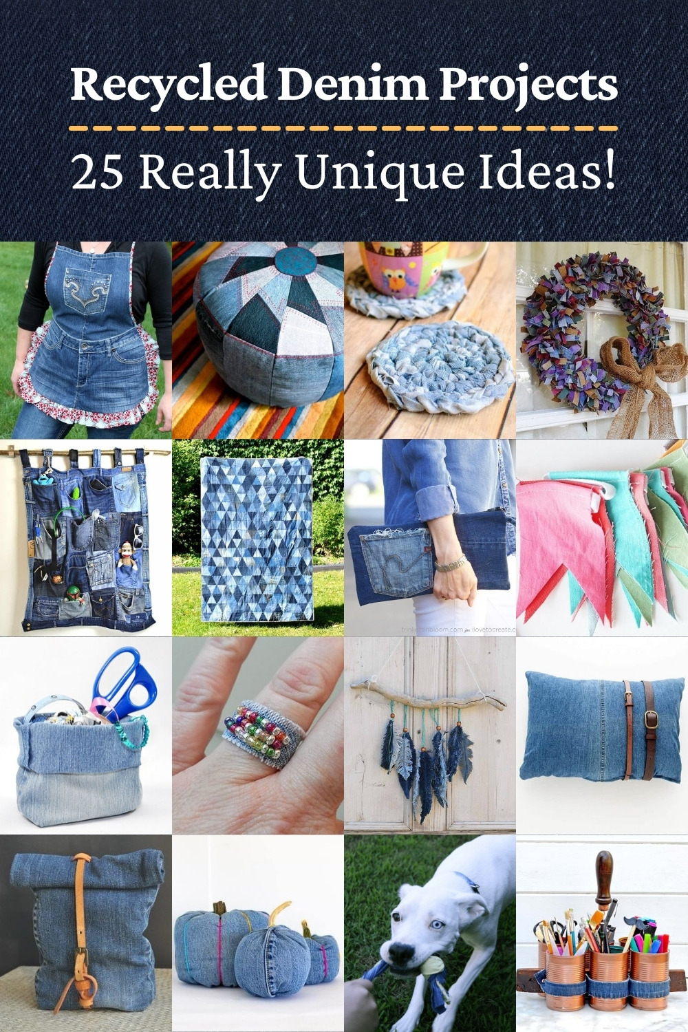 recycled denim projects 25 unique ideas