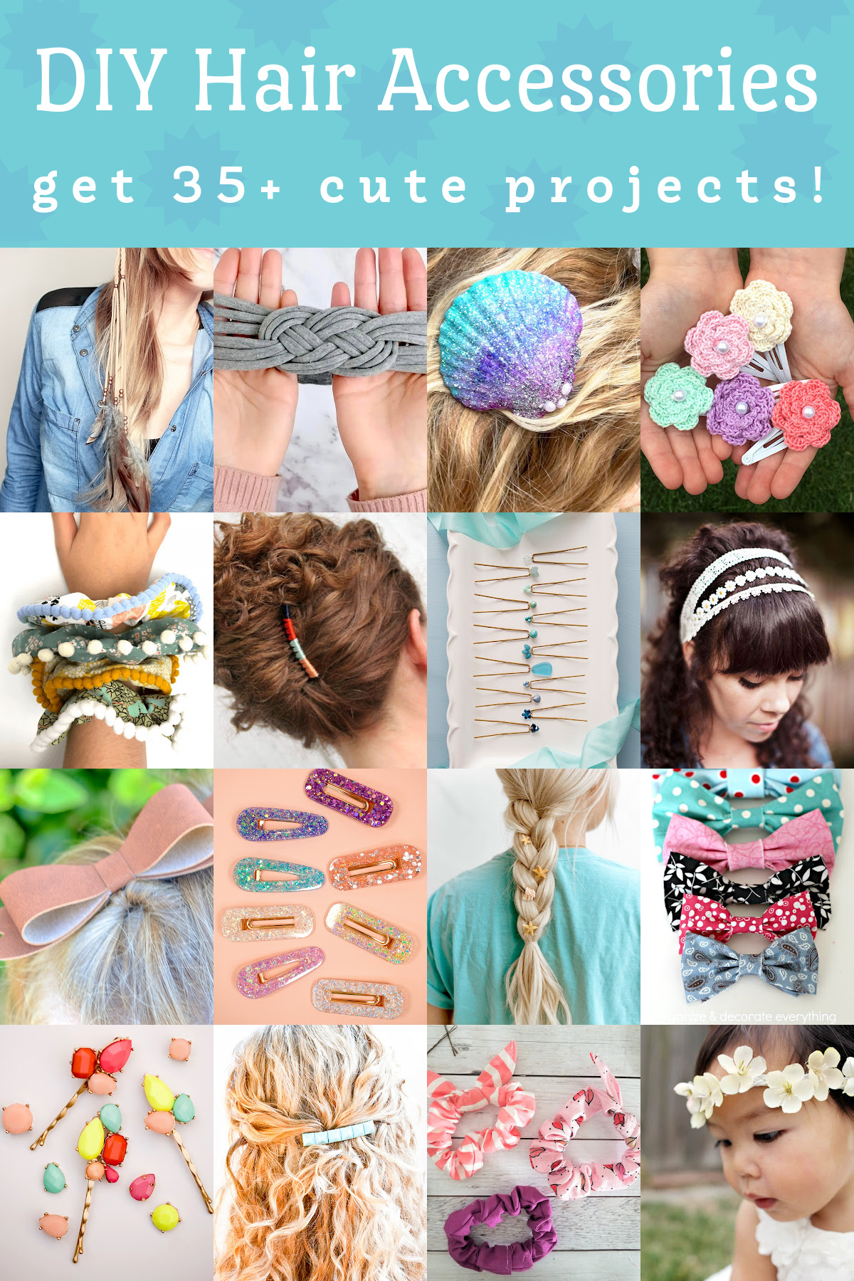 35+ DIY Hair Accessories for Fashion and Profit