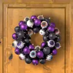 DIY Halloween ornament wreath