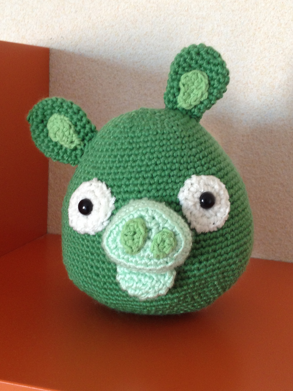 Green Pig from Angry Birds Game Amigurumi Pattern