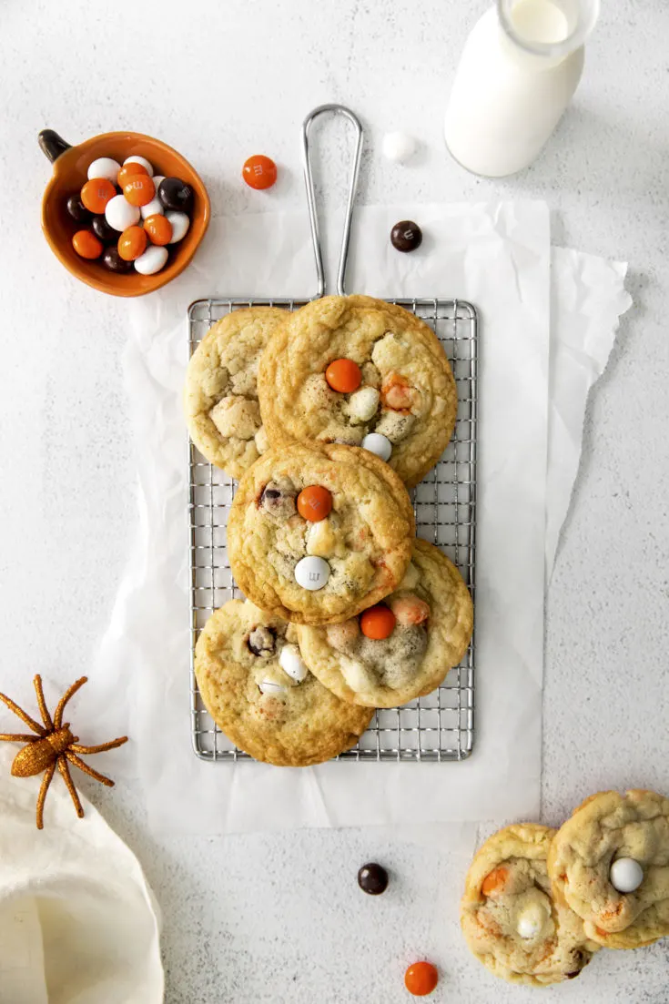 Halloween M&M cookie recipe