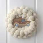 Pom Pom Christmas Wreath