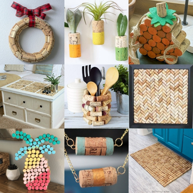 Wine Cork Crafts: 20+ Clever Upcycle Ideas - DIY Candy