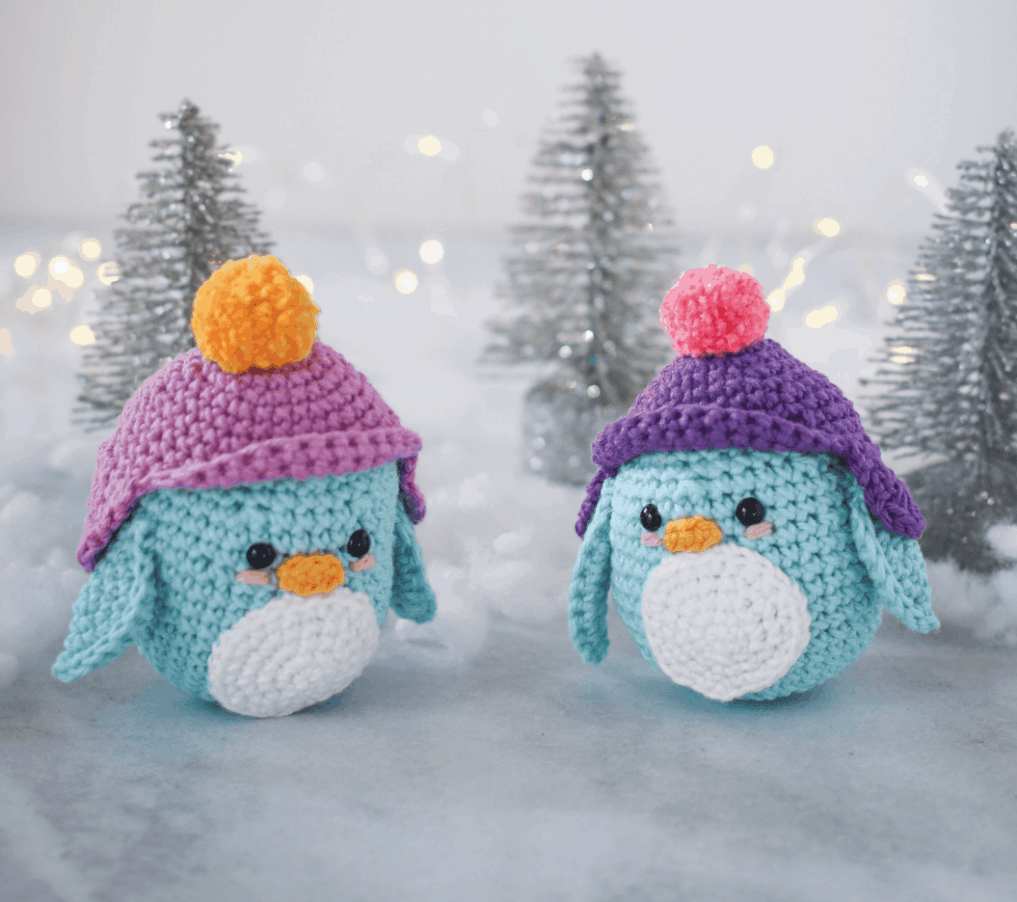 winter penguin amigurumi pattern