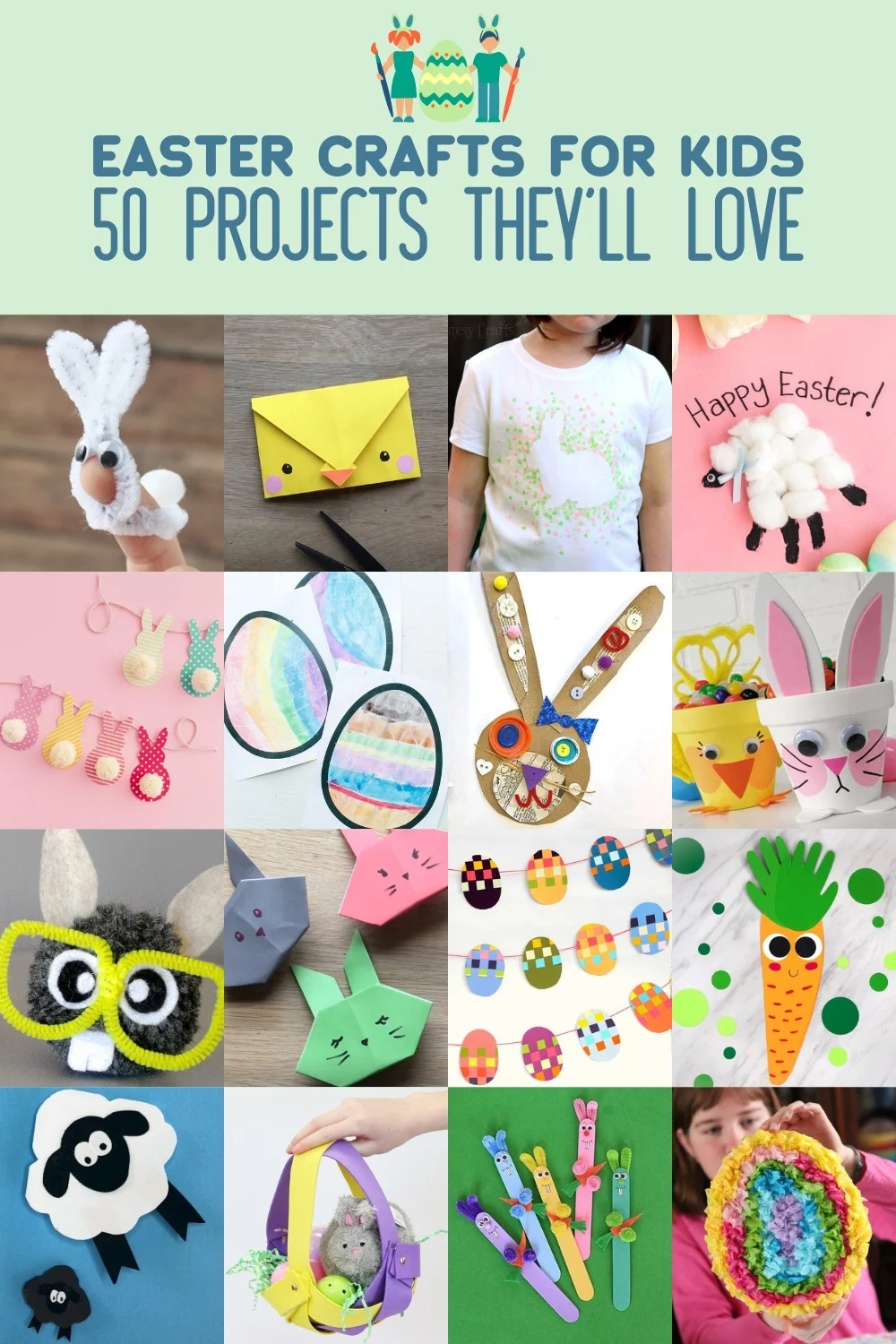50+ Quick & Easy Kids Crafts that ANYONE Can Make! - Happiness is Homemade