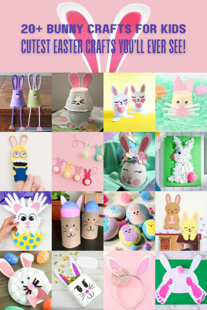 Bunny Crafts For Kids (the Cutest Ever) For Easter - DIY Candy