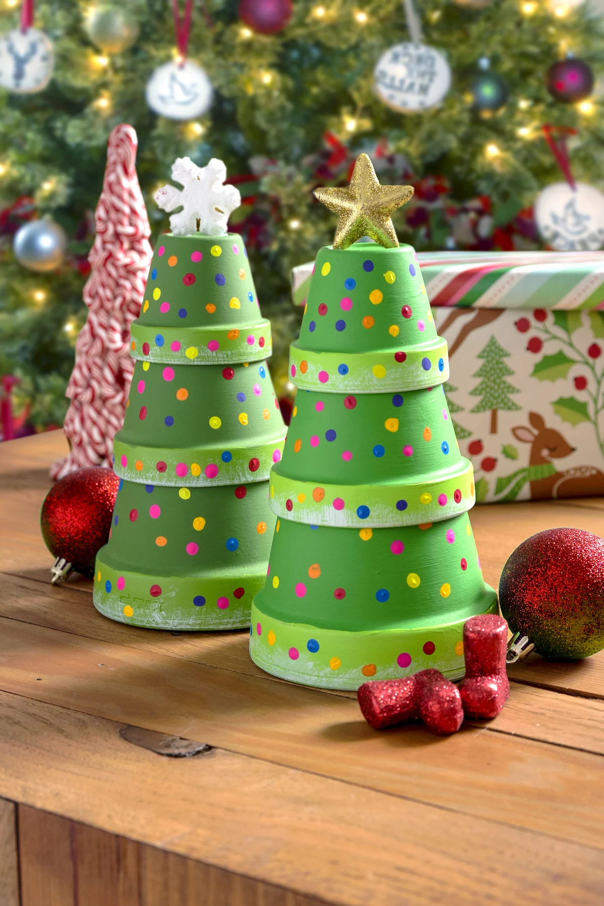 Clay pot Christmas craft