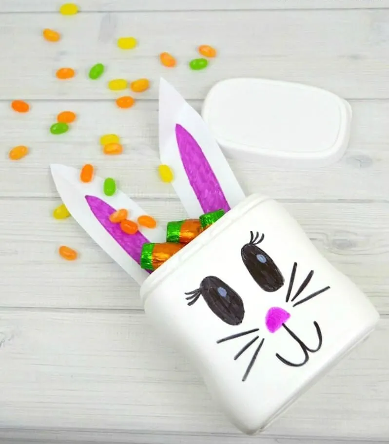 Easy upcycling Easter craft for kids