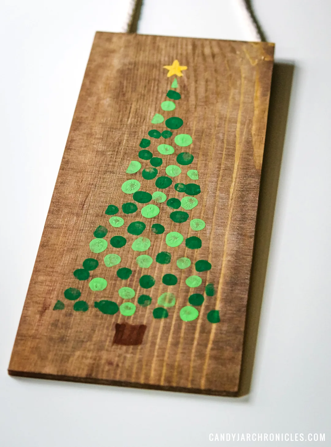 Fingerprint Christmas Tree Wall-Hanging