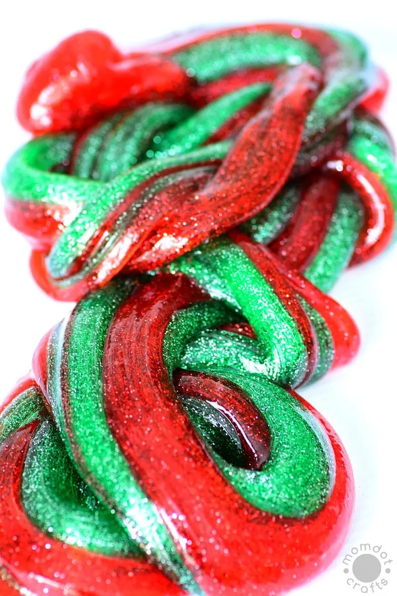 Peppermint Christmas Slime