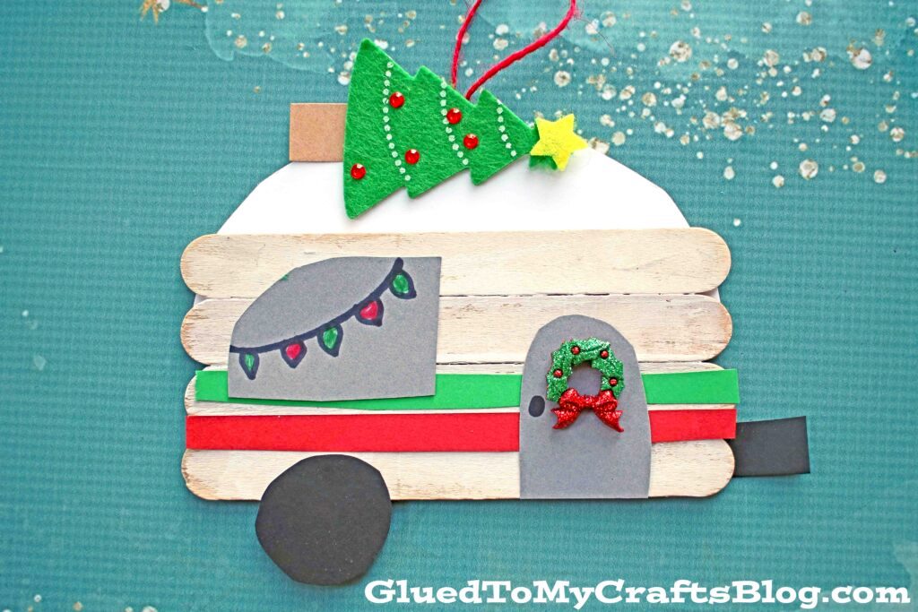 Popsicle Stick Christmas Caravan