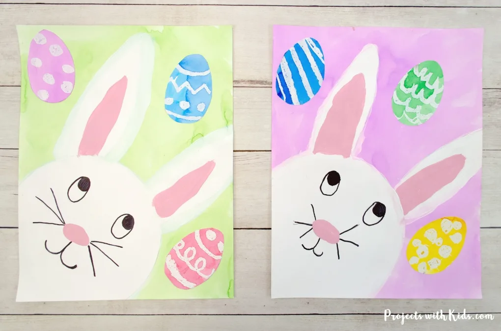 Easter bunny art project for kids