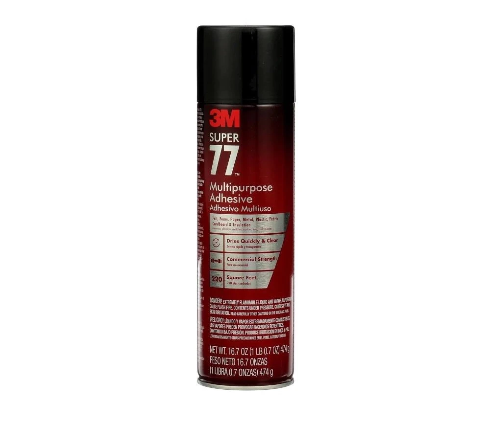 3m Super 77 spray adhesive