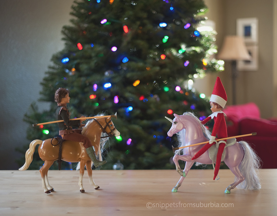 Elf on the Shelf Medieval Joust