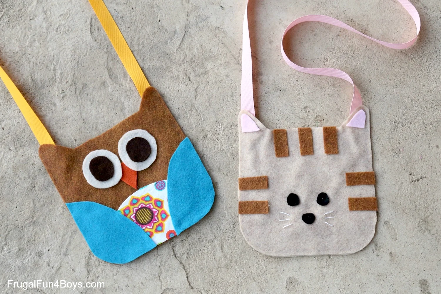 Adorable Felt Purses for Kids