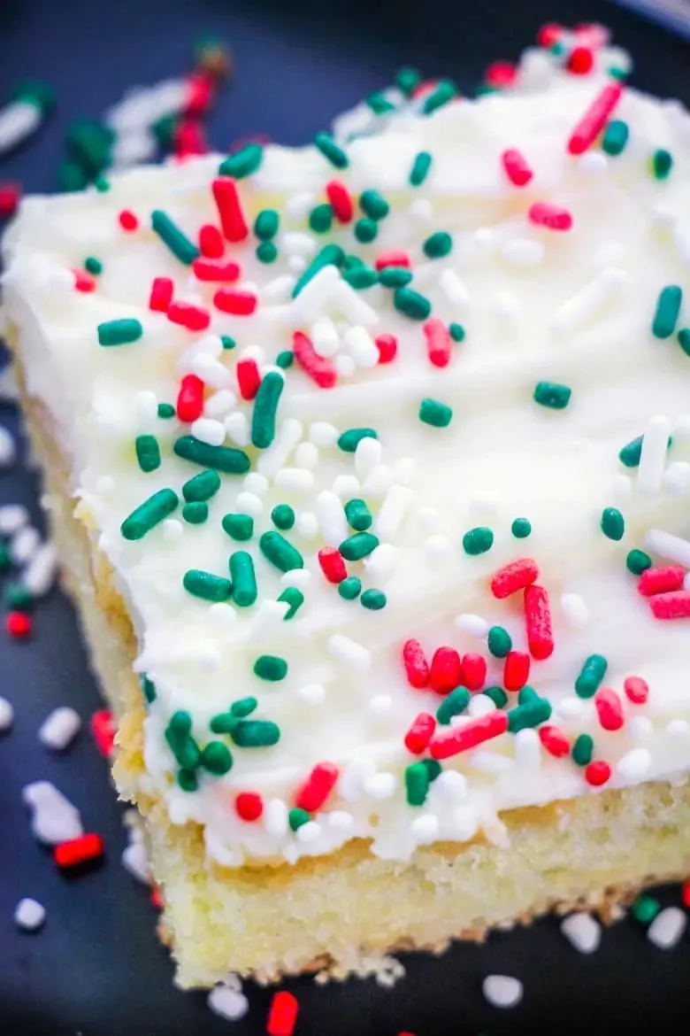 Christmas Sugar Cookie Cake