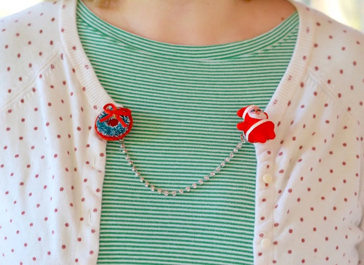 How To - DIY Christmas Sweater Clips