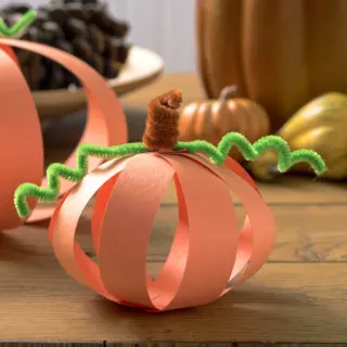 DIY paper pumpkin