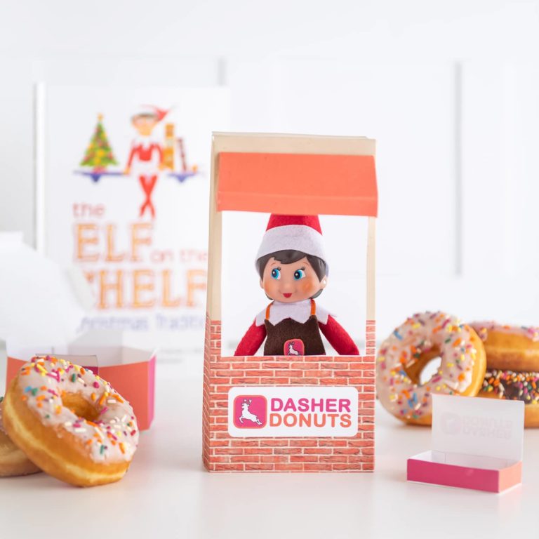 Printable Elf on the Shelf Donut Shop Props