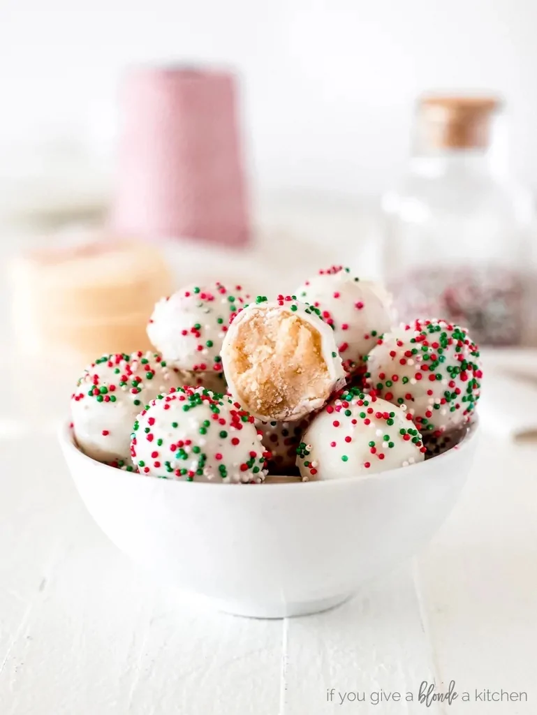 Sugar Cookie Truffles Christmas Dessert