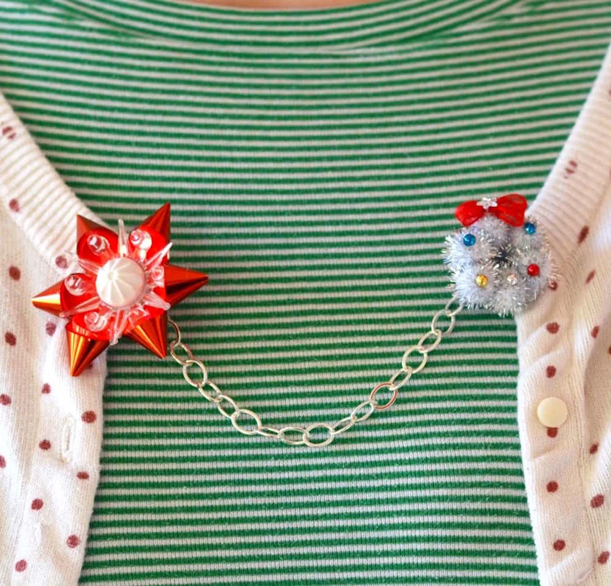 Make Your Own Cardigan Clips · How To Make A Pair Of Sweater Clips