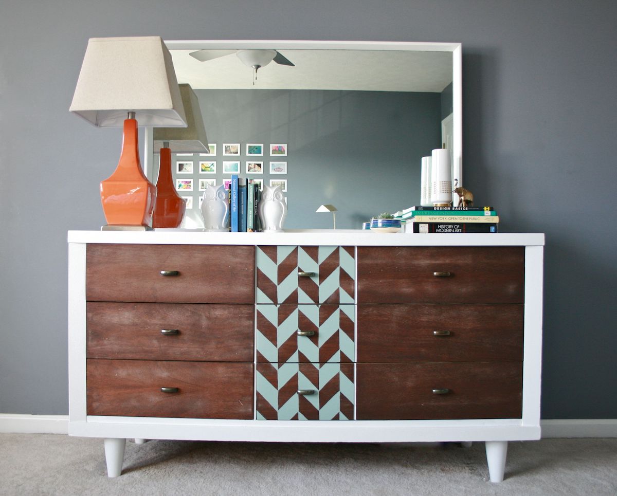 mid-century-modern-dresser-makeover