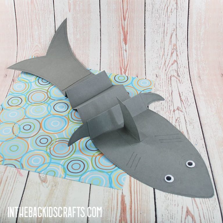 shark paper craft