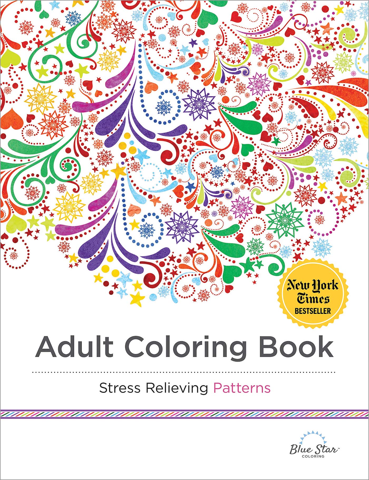 Adult Coloring Book- Stress Relieving Patterns