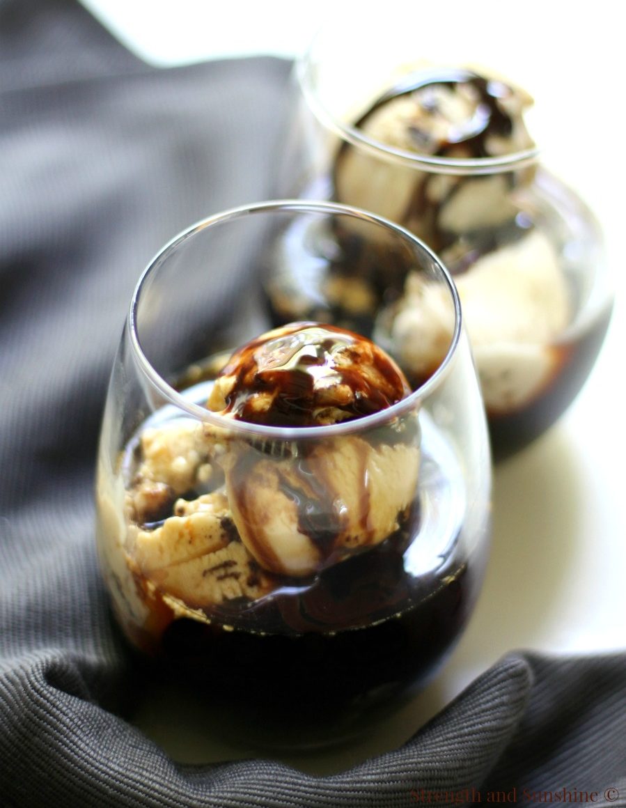 Chocolate Caramel Affogato