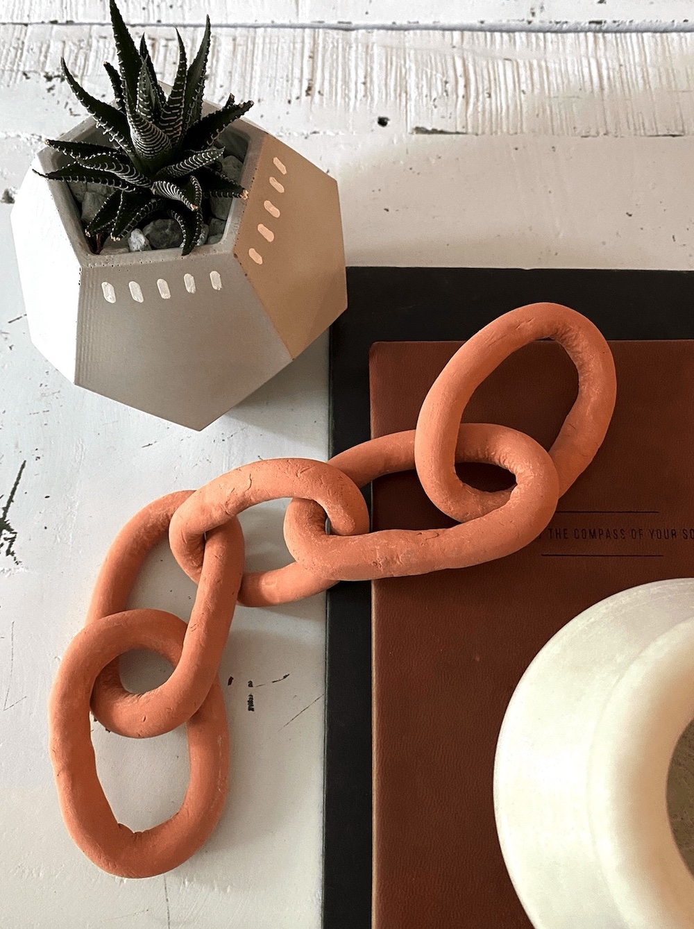 DIY Clay Chain Link Decor